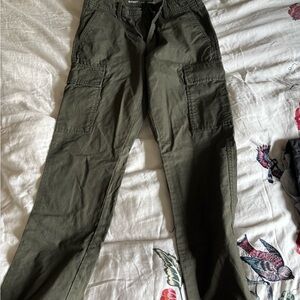 Old Navy Men's Dark Green Cargo Pants